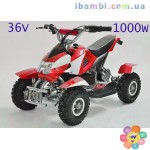 Квадроцикл HL-E421B 1000W 36V красный